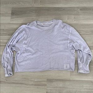 Casual Lavender Long Sleeve Top